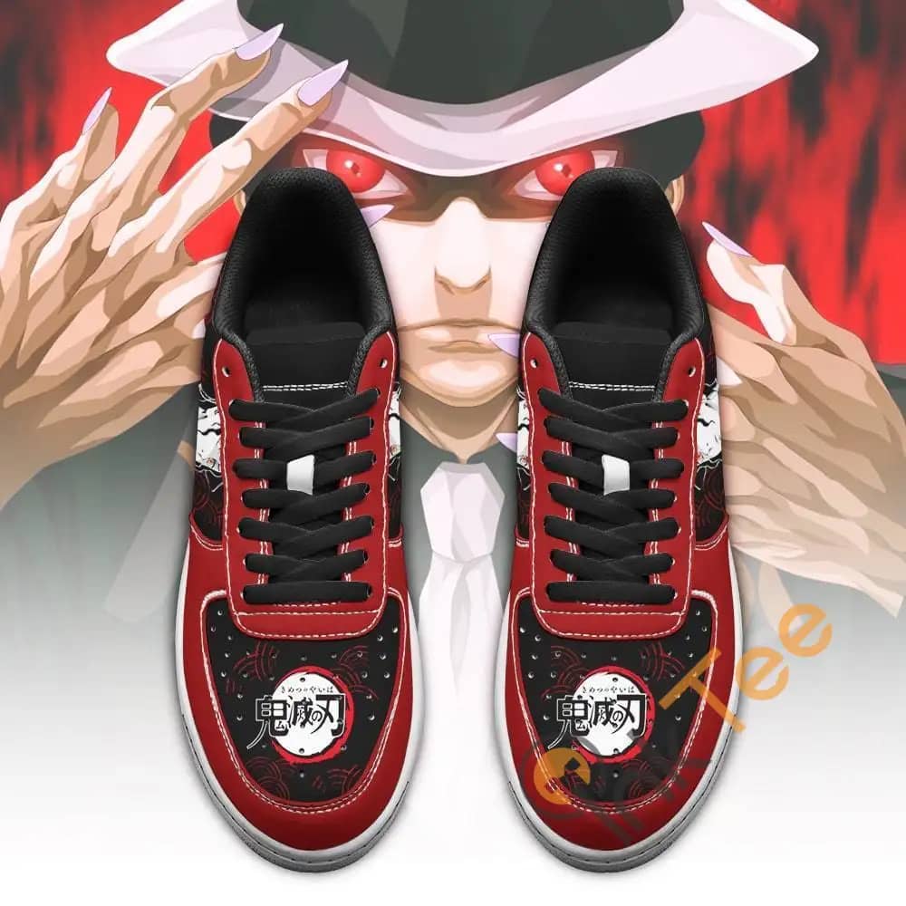 Muzan Custom Demon Slayer Anime Fan Amazon Nike Air Force Shoes