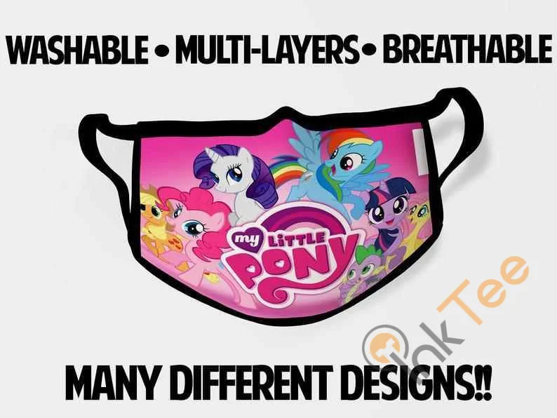 My Little Pony Childrens Kids Reusable 5063 Face Mask