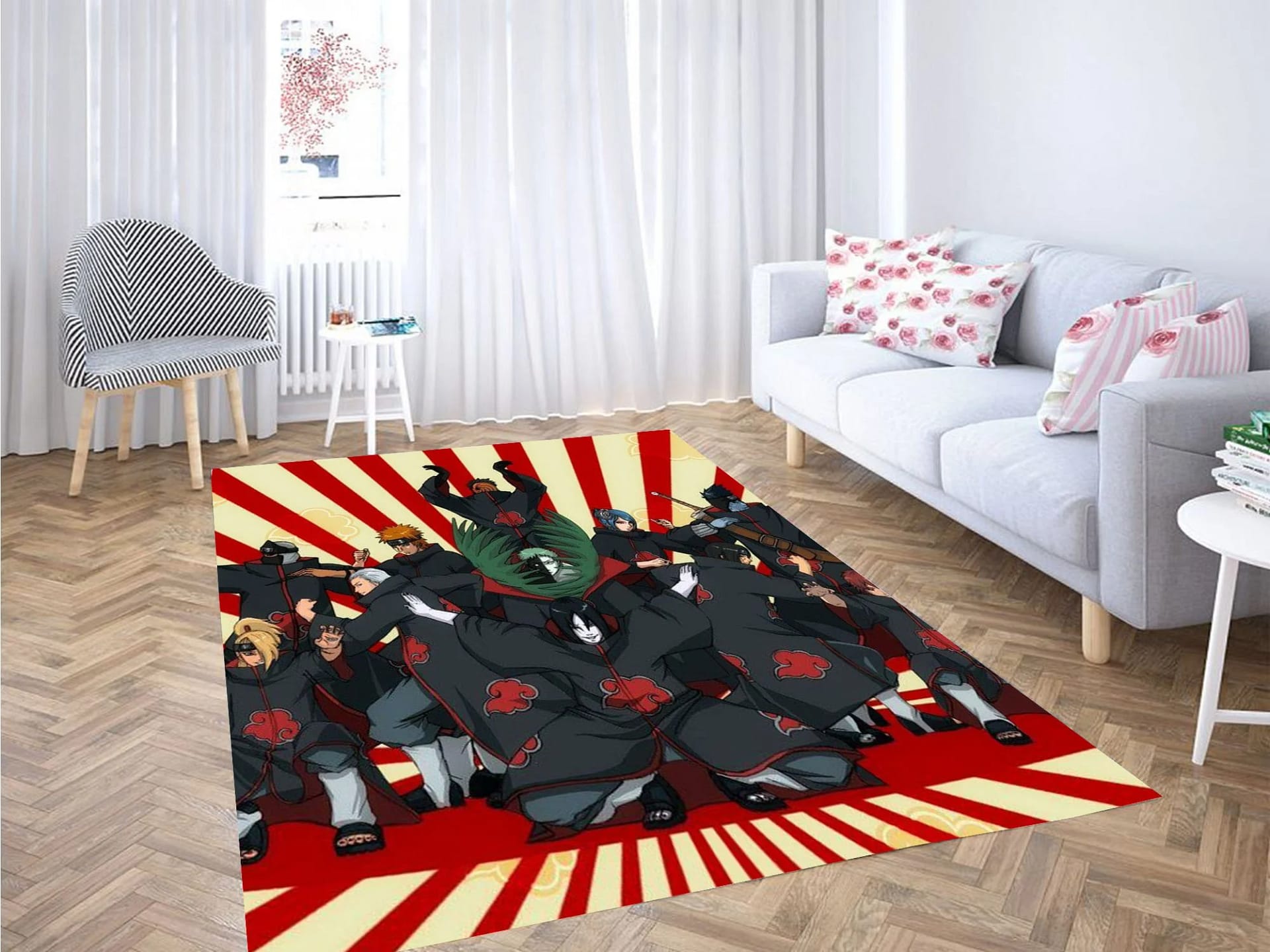 Naruto Akatsuki Wallpaper Carpet Rug