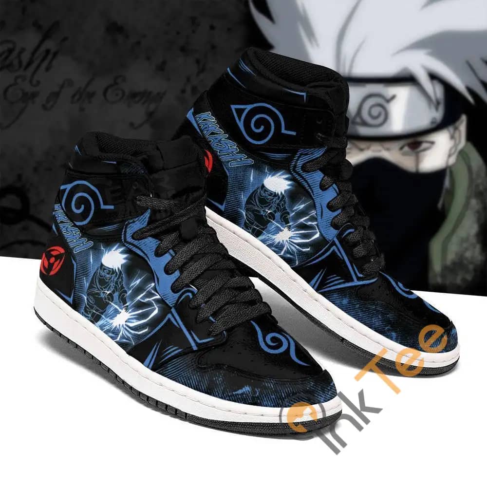 Naruto Kakashi Lightning Skill Costume Anime Amazon Air Jordan Shoes