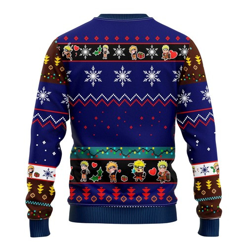 Inktee Store - Naruto Sasuke Christmas Ugly Christmas Sweater Image