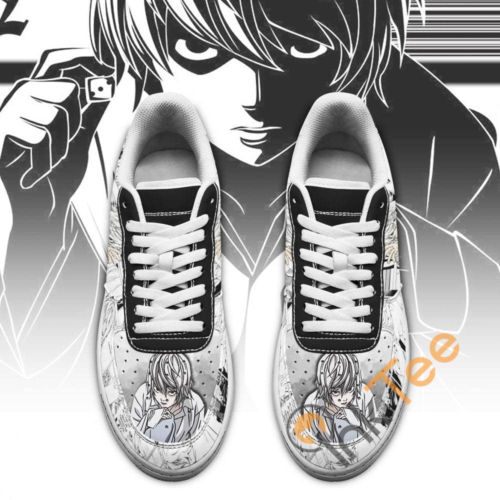 Near Death Note Anime Fan Gift Idea Amazon Nike Air Force Shoes