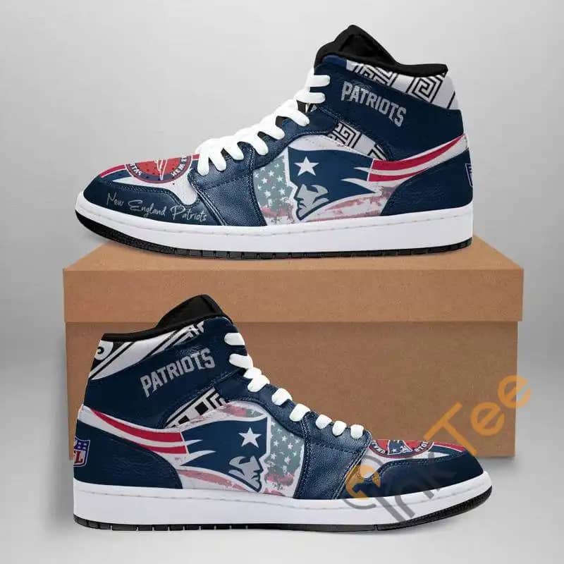 New England Patriots Custom It2037 Air Jordan Shoes