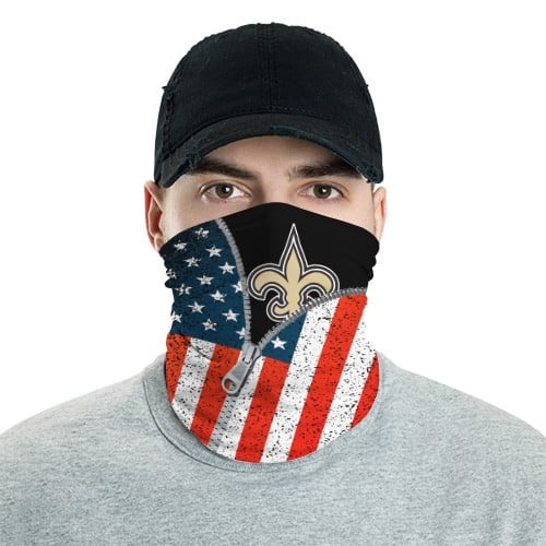 New Orleans Saints 6 Bandana Scarf Sports Neck Gaiter No3570 Face Mask