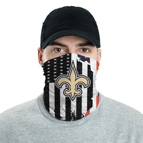 New Orleans Saints 9 Bandana Scarf Sports Neck Gaiter No3574 Face Mask