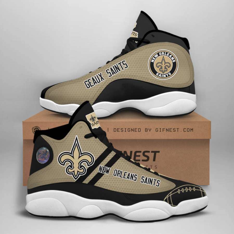 New Orleans Saints Custom No106 Air Jordan Shoes