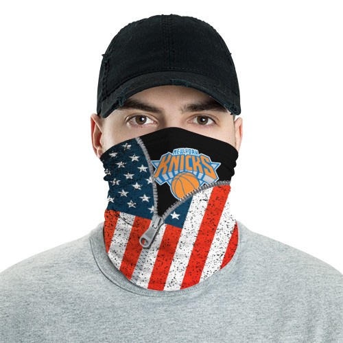 New York Knicks 6 Bandana Scarf Sports Neck Gaiter No3695 Face Mask