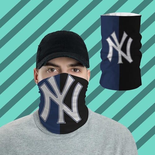 New York Yankees Bandanas Shied All Over Prints Neck Gaiters No3732 Face Mask