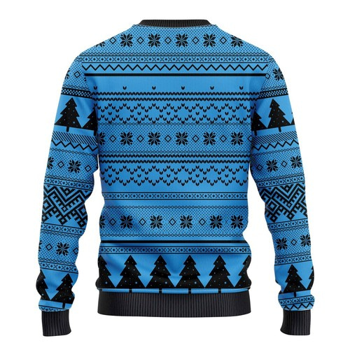 Inktee Store - Nfl Carolina Panthers Groot Hug Christmas Ugly Christmas Sweater Image