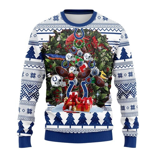 Nfl Indianapolis Colts Tree Christmas Ugly Sweater