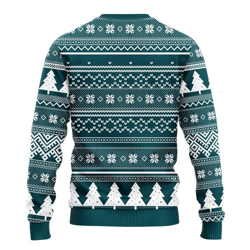 Inktee Store - Nfl Philadelphia Eagles Grateful Dead Christmas Ugly Christmas Sweater Image