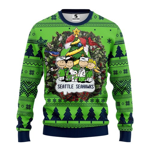 Nfl Seattle Seahawks Christmas Ugly Sweater