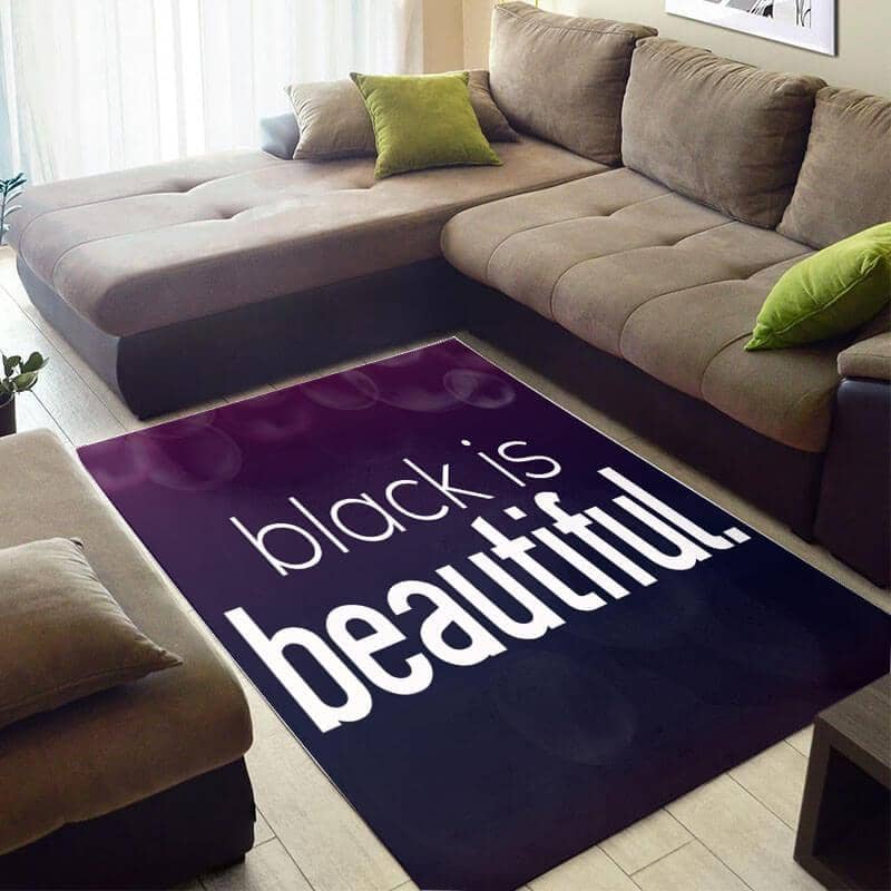 Nice African Cute Melanin Woman Black Is Beautiful Design Floor Themed Home Rug