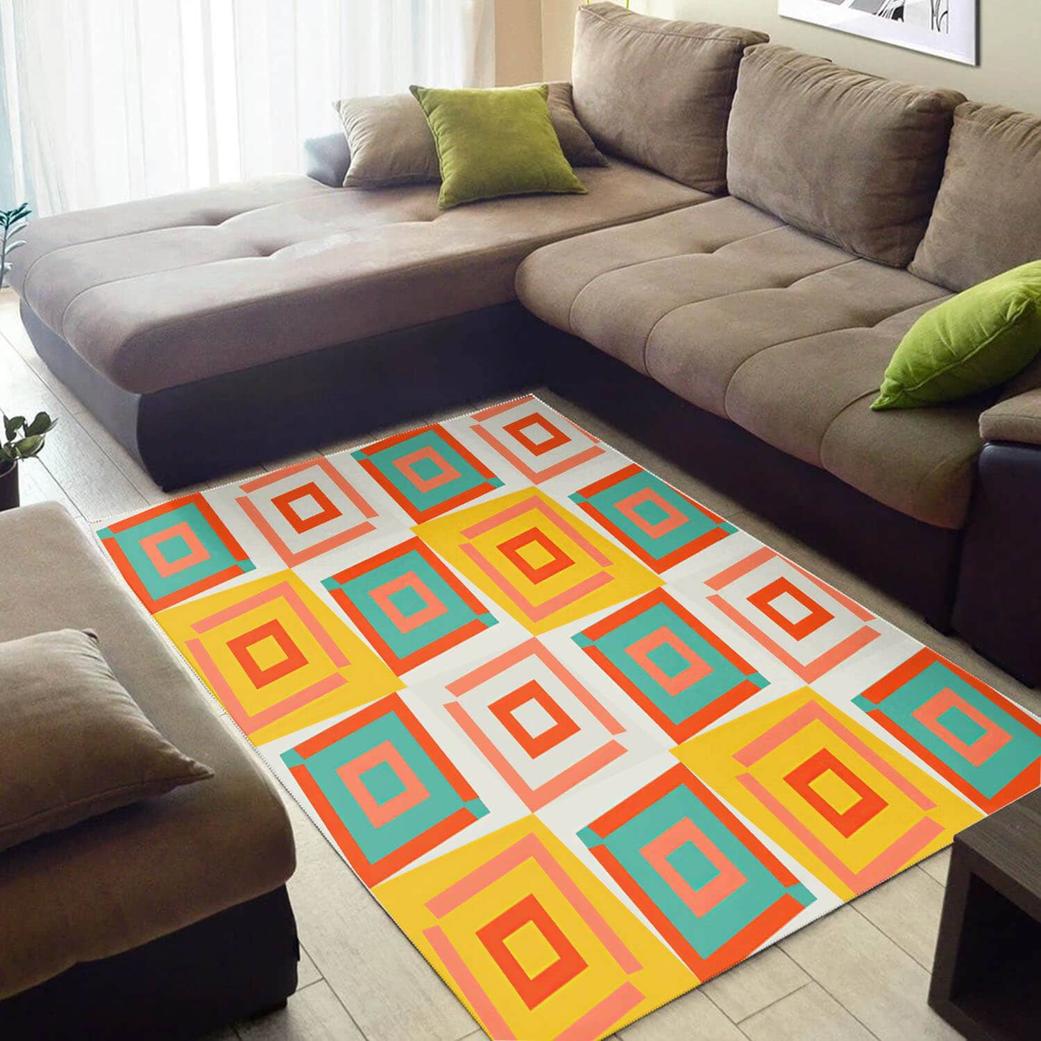 Nice African Modern Afrocentric Pattern Art Style Room Rug