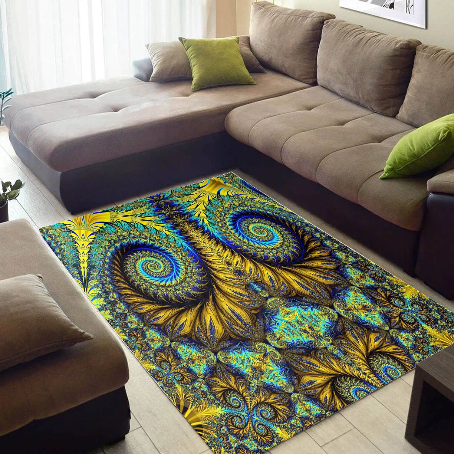 Nice African Style Attractive Seamless Pattern Carpet Inspired Home Rug