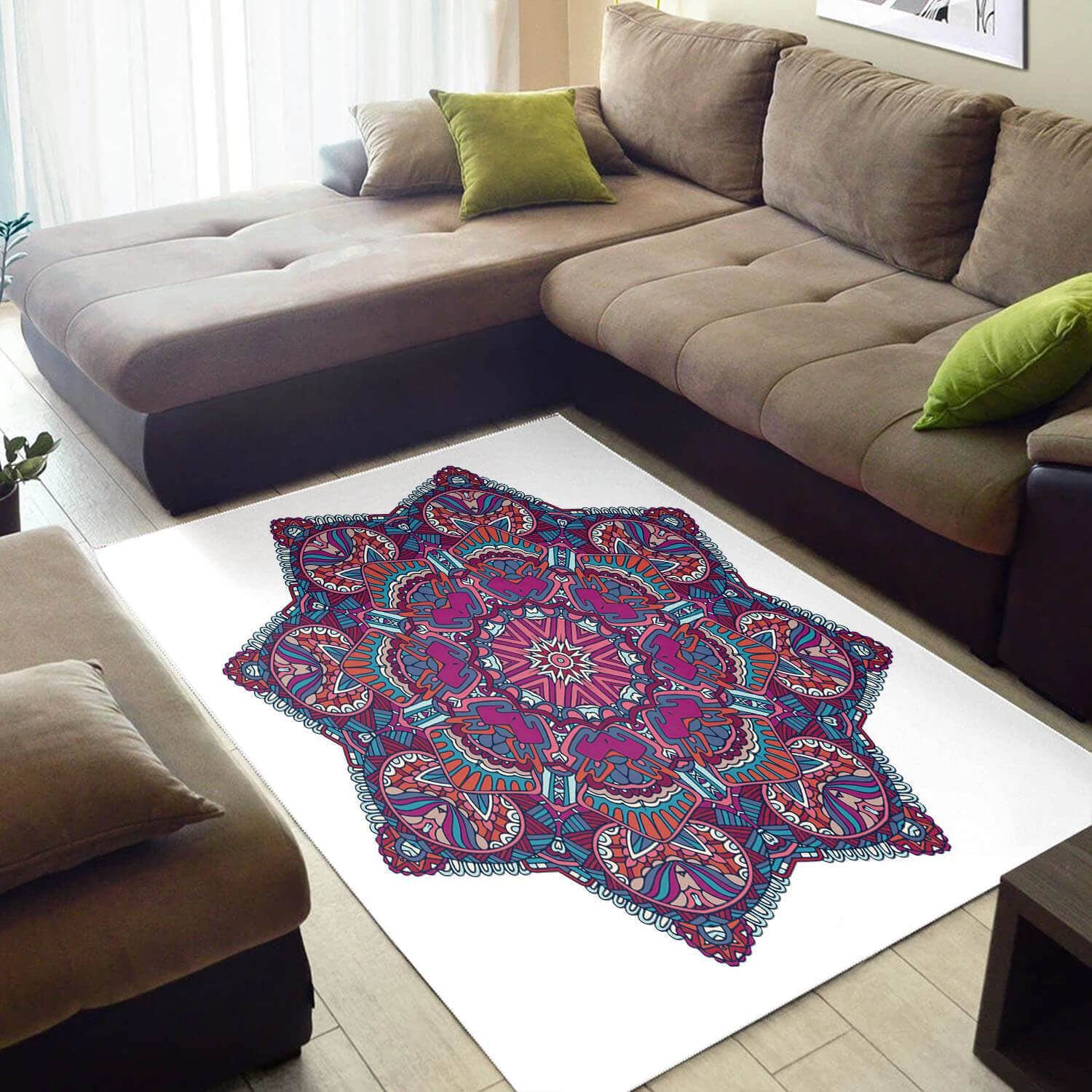 Nice African Style Retro Natural Hair Seamless Pattern Design Floor Carpet Inspired Home Rug
