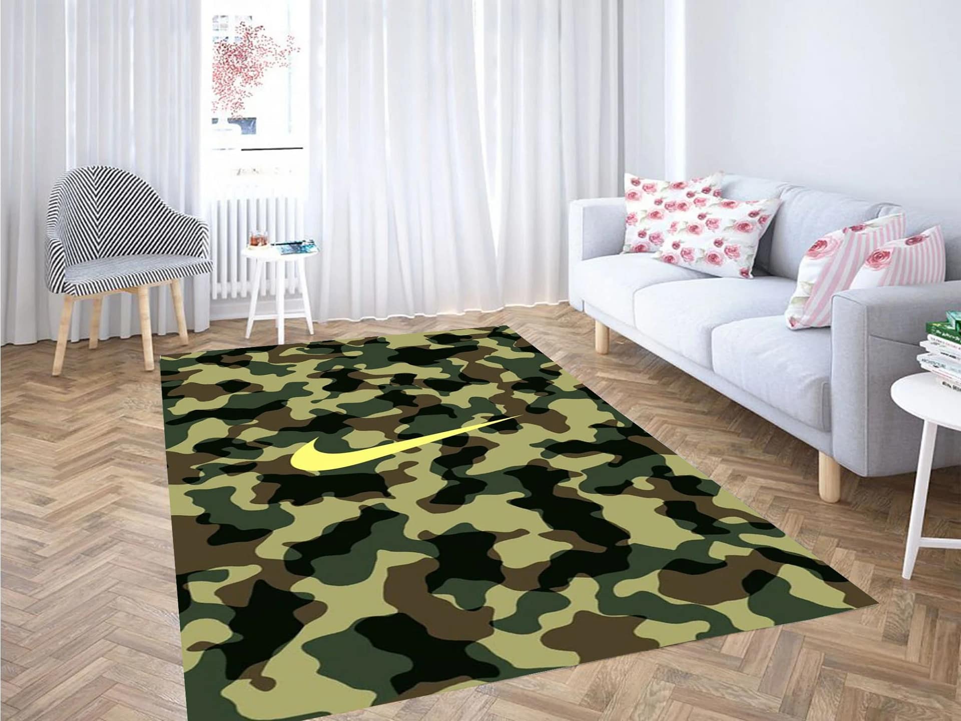 Nice Camo Army Carpet Rug