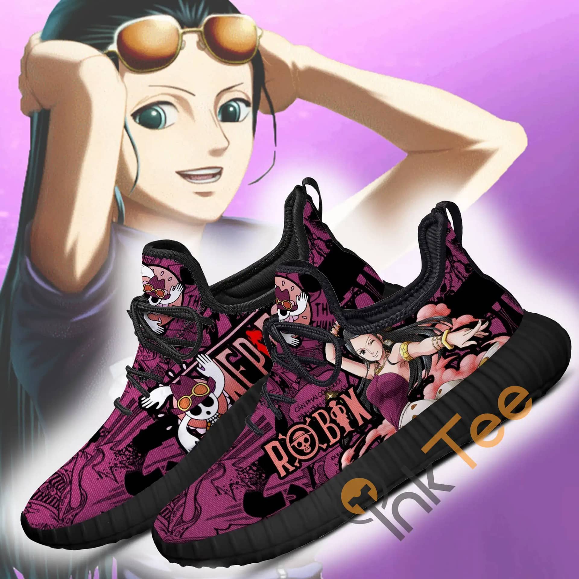 Inktee Store - Nico Robin One Piece Anime Amazon Reze Shoes Image