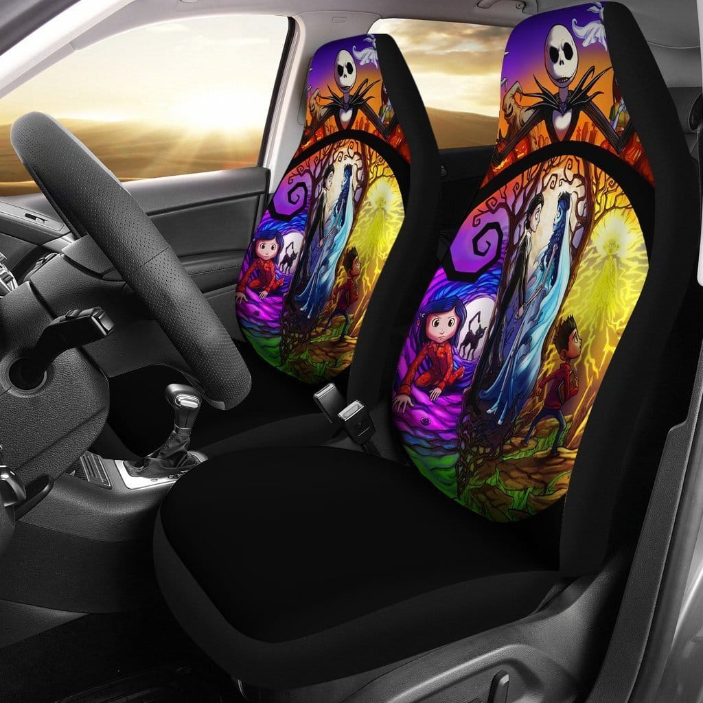 Nightmare Before Christmas Halloween 3 Car Seat Covers