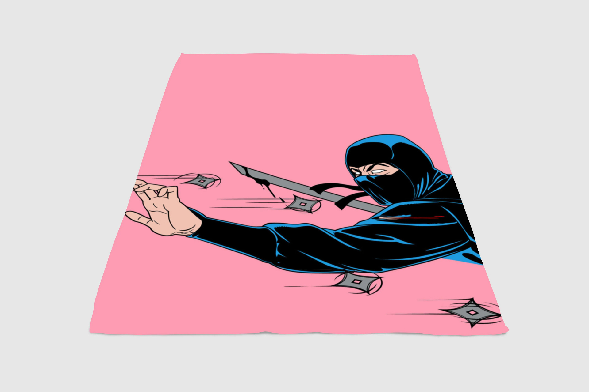 Ninja Thrasher Fleece Blanket
