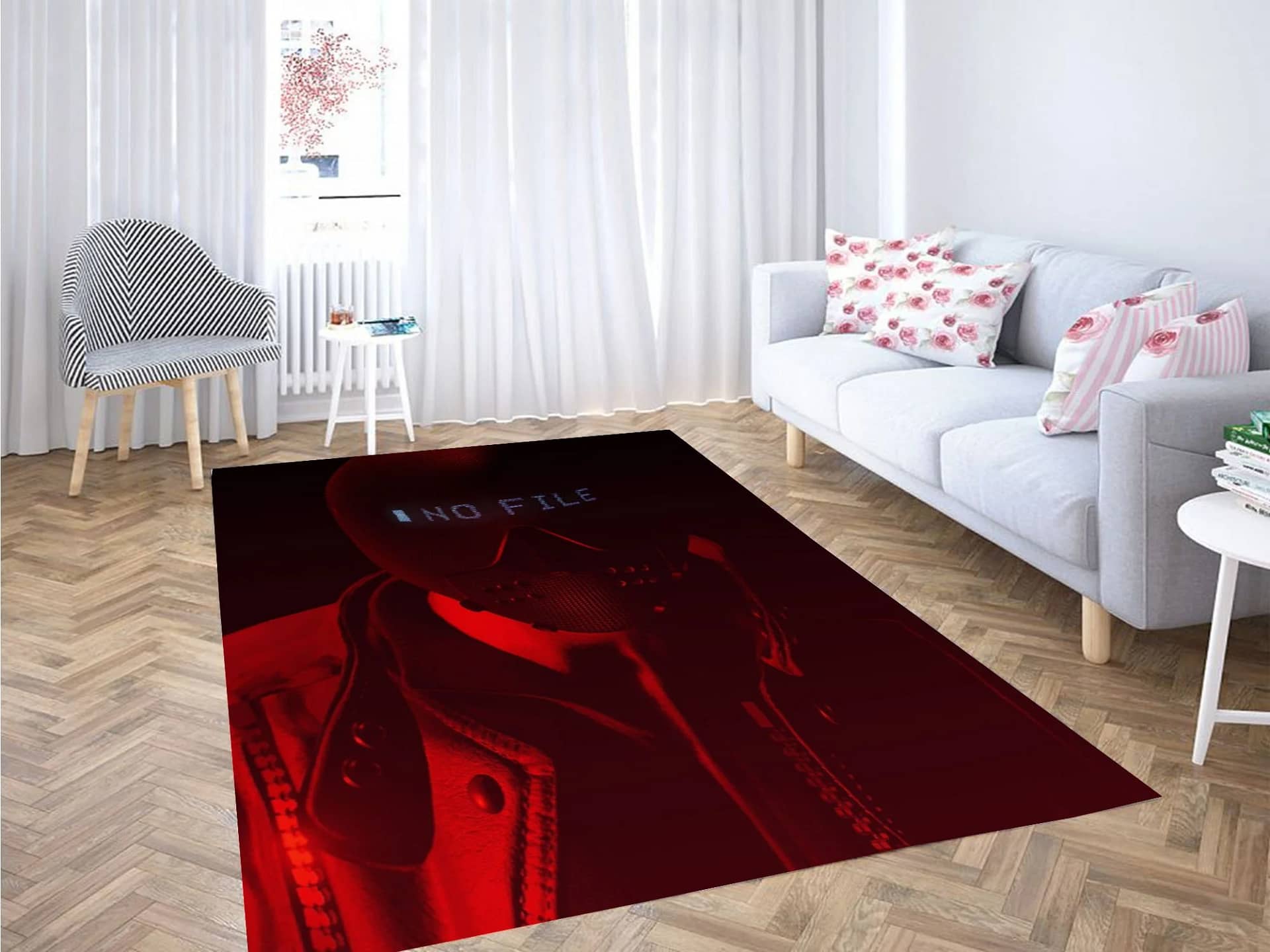 No File Red Watch Dogs 2 Carpet Rug