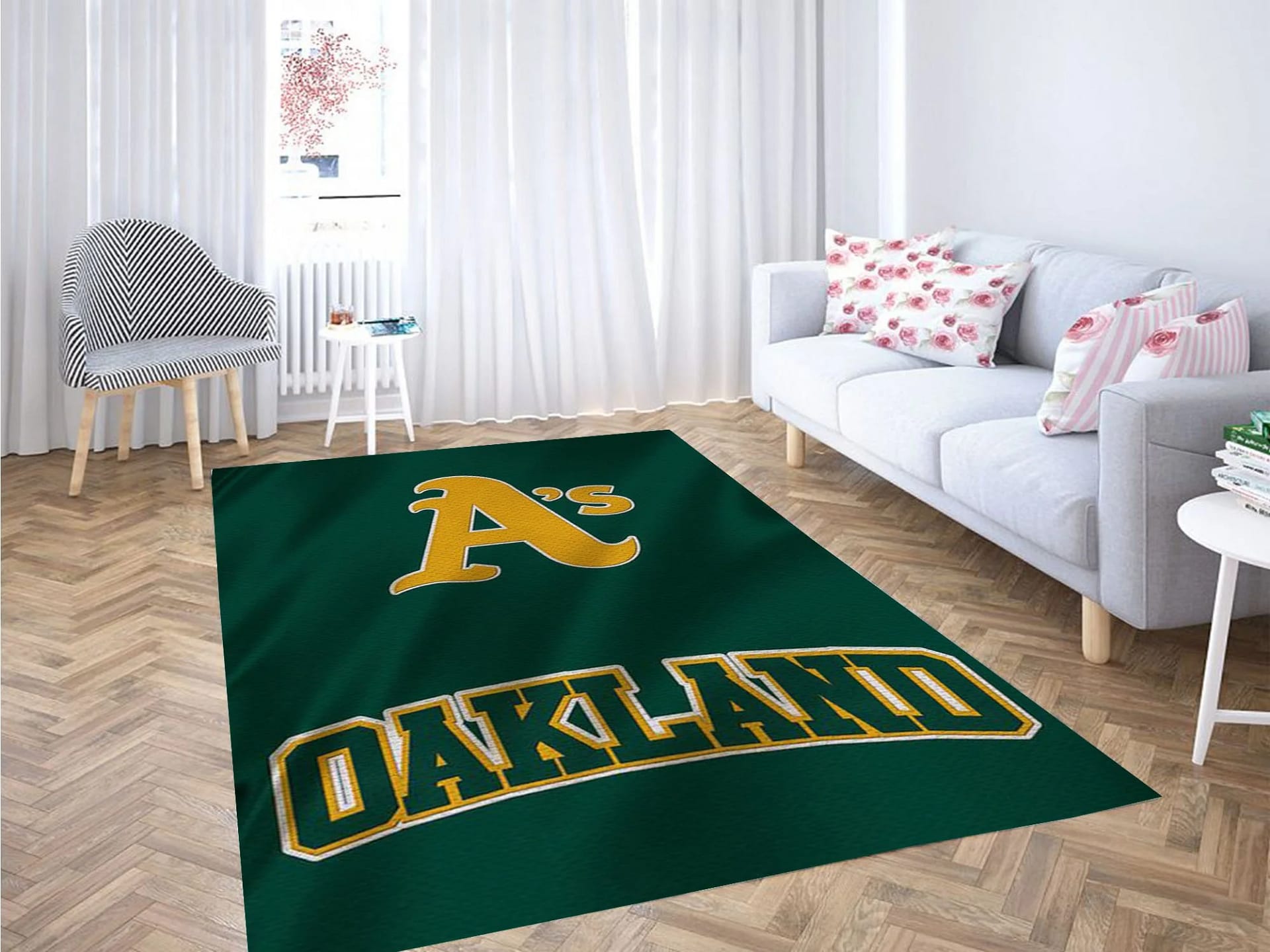 Oakland Athletics Wallpaper Carpet Rug