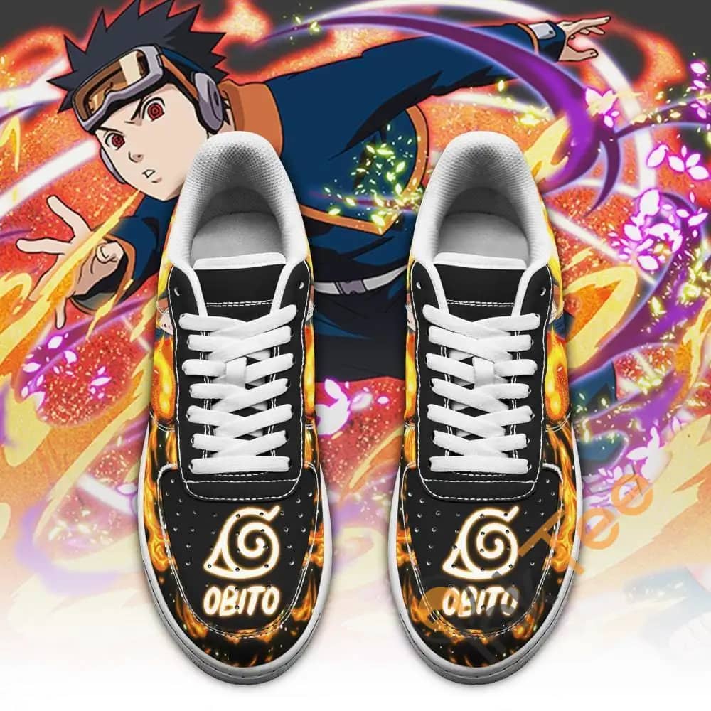 Obito Custom Naruto Anime Amazon Nike Air Force Shoes