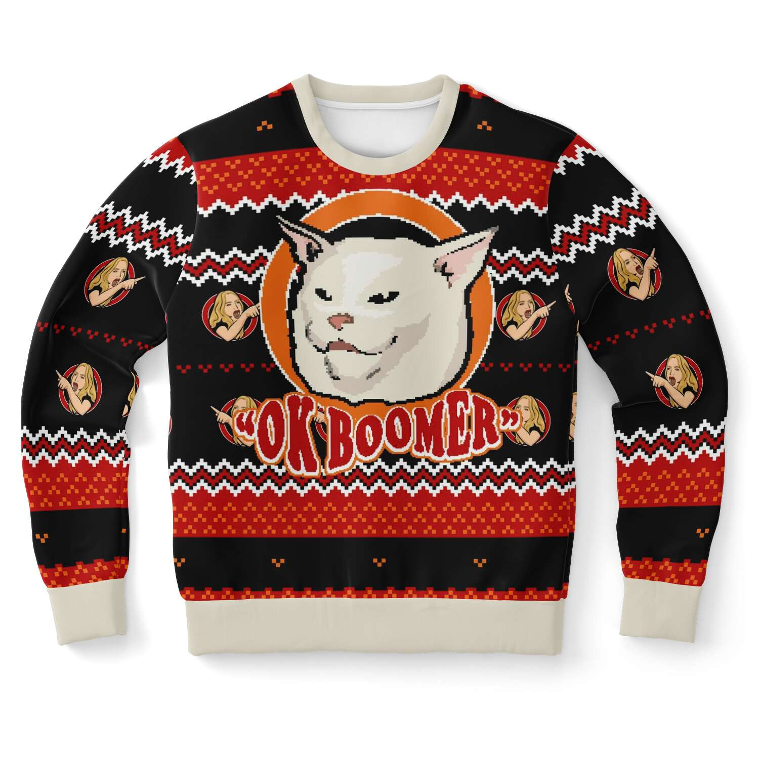 Ok Boomer Funny Ugly Sweater