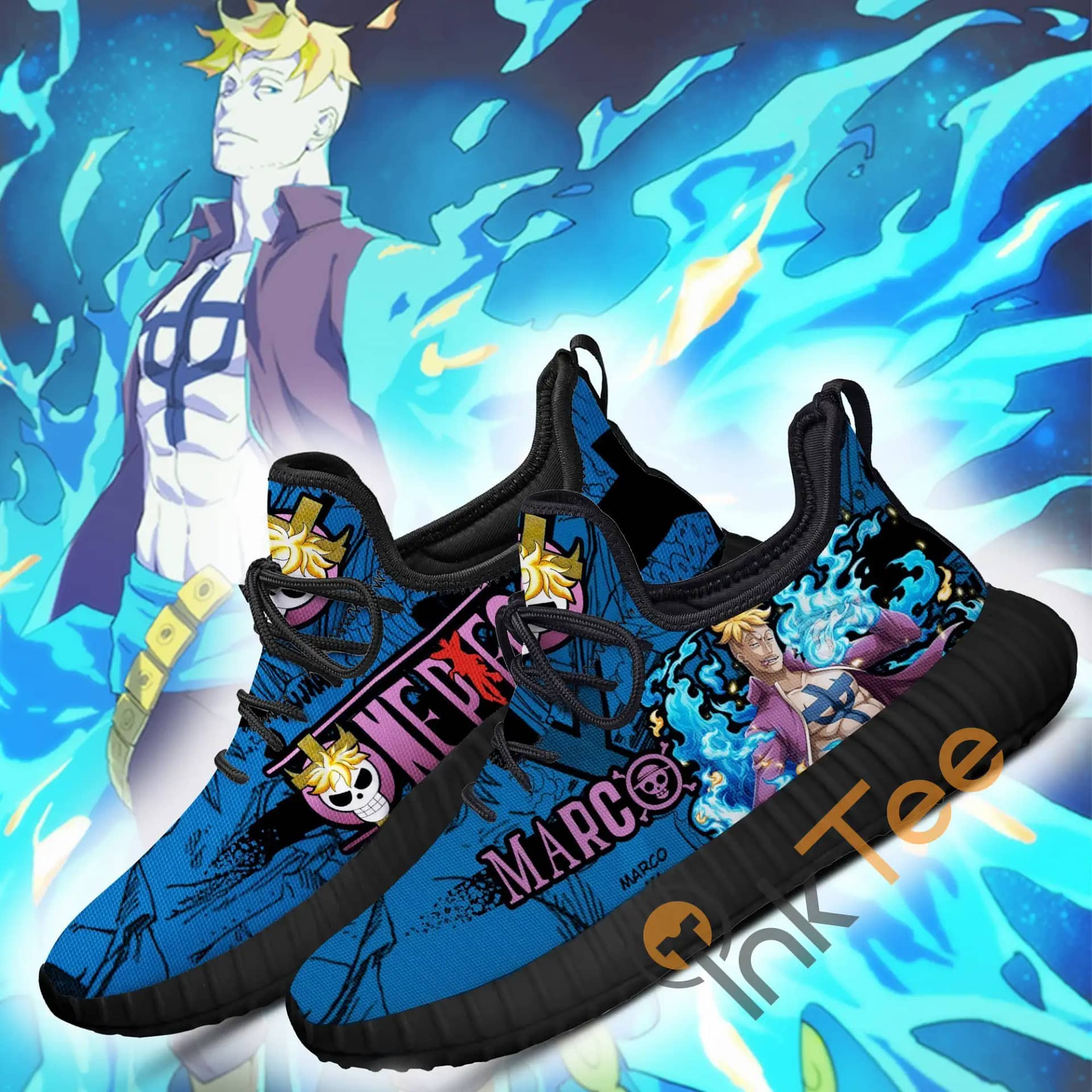 One Piece Marco Custom One Piece Anime Amazon Reze Shoes