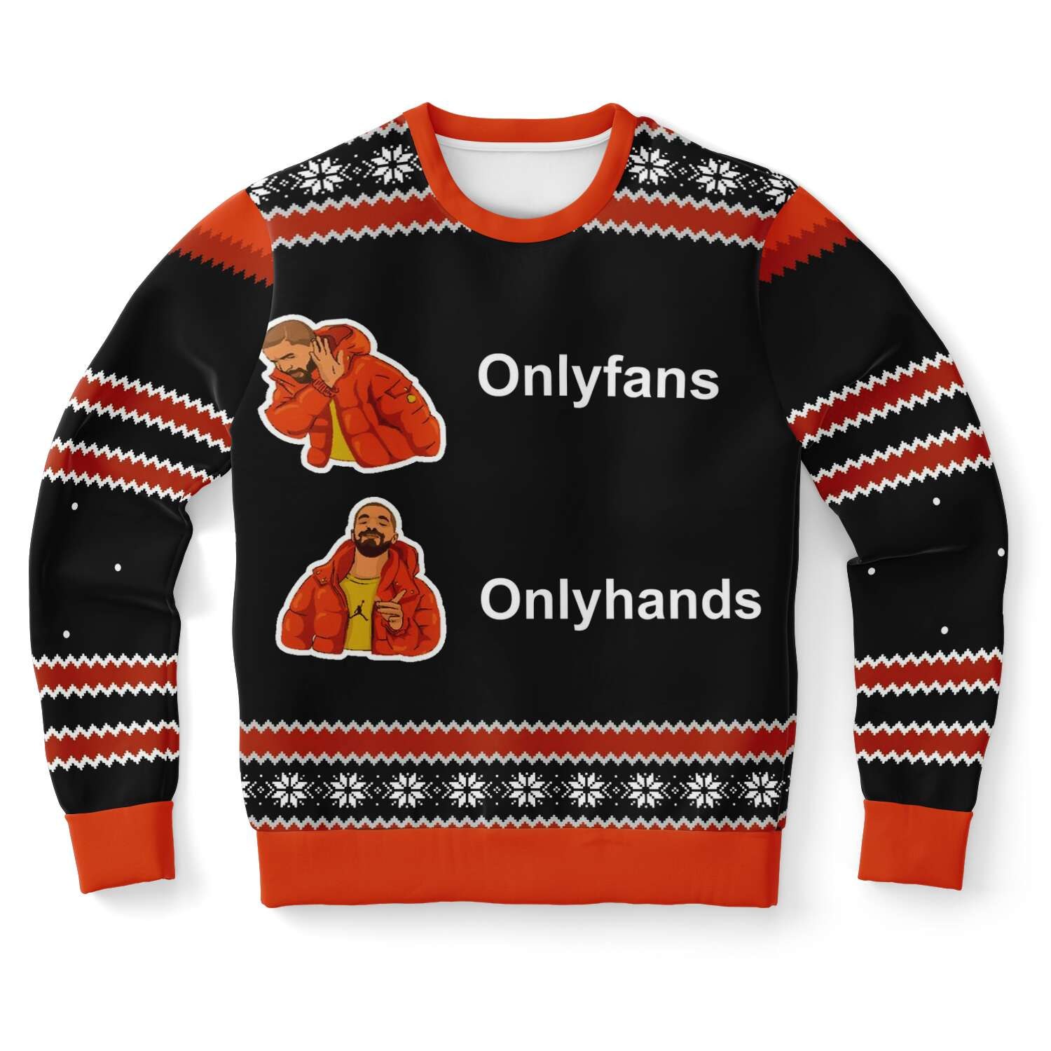 Onlyfans-Onlyhands Christmas Ugly Sweater