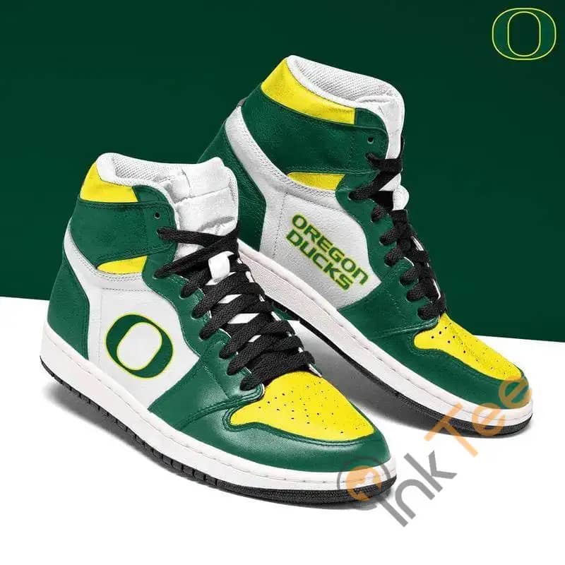 Oregon Ducks Ncaa Oregon Ducks Football Custom Sneakers It2302 Air Jordan Shoes