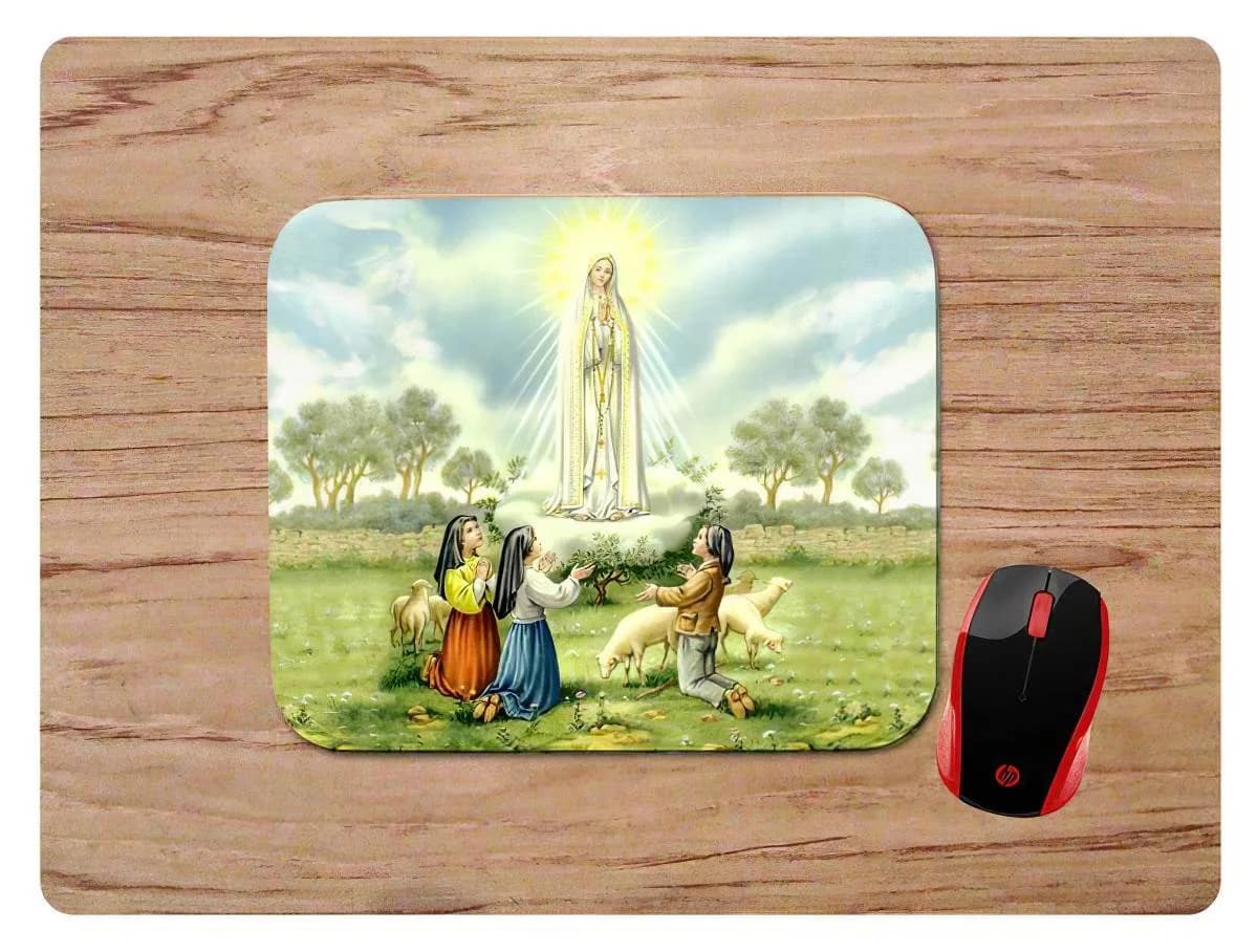 Our Lady Of Fatima Mouse Pads