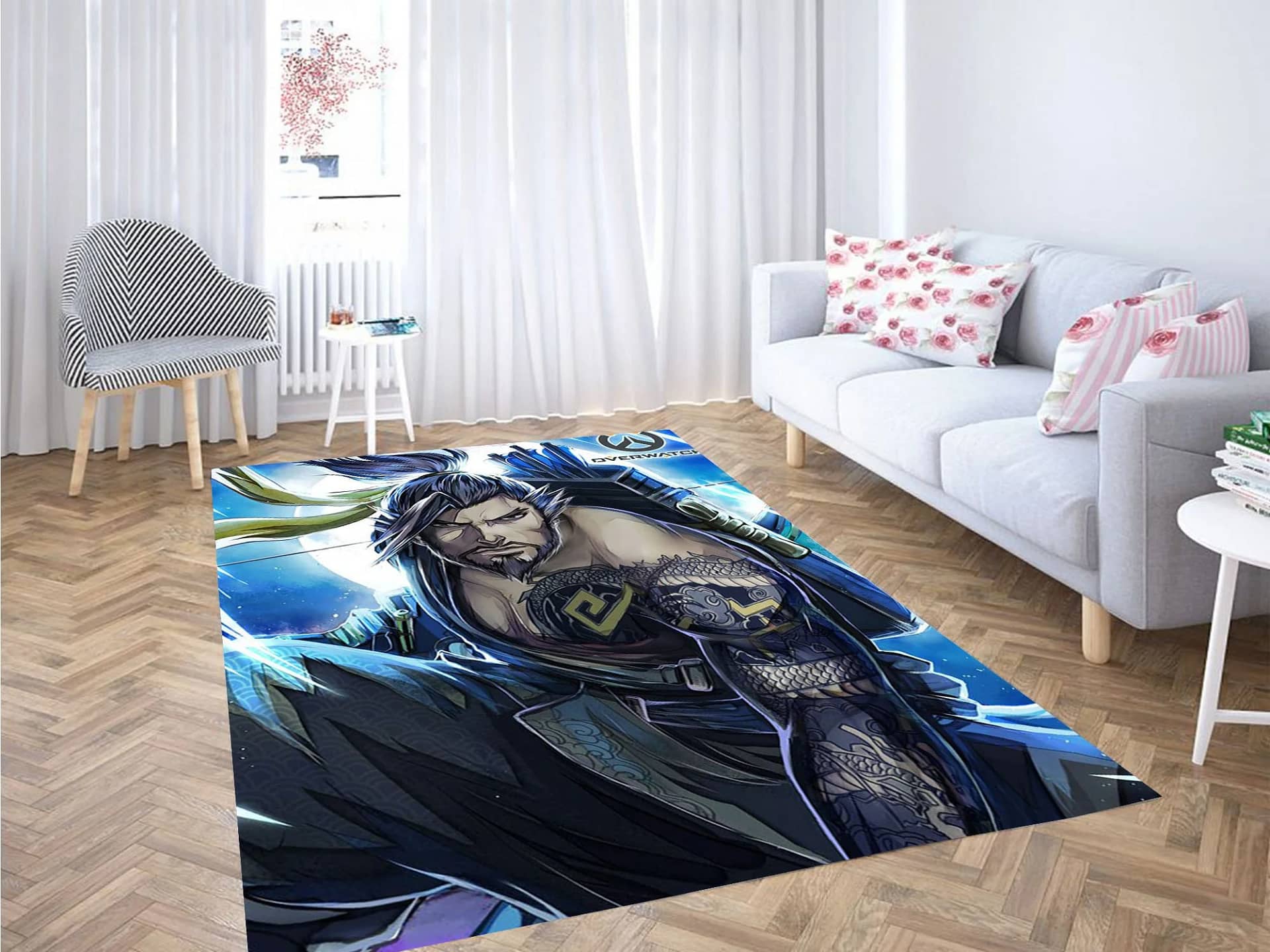 Overwatch Hanzo Carpet Rug