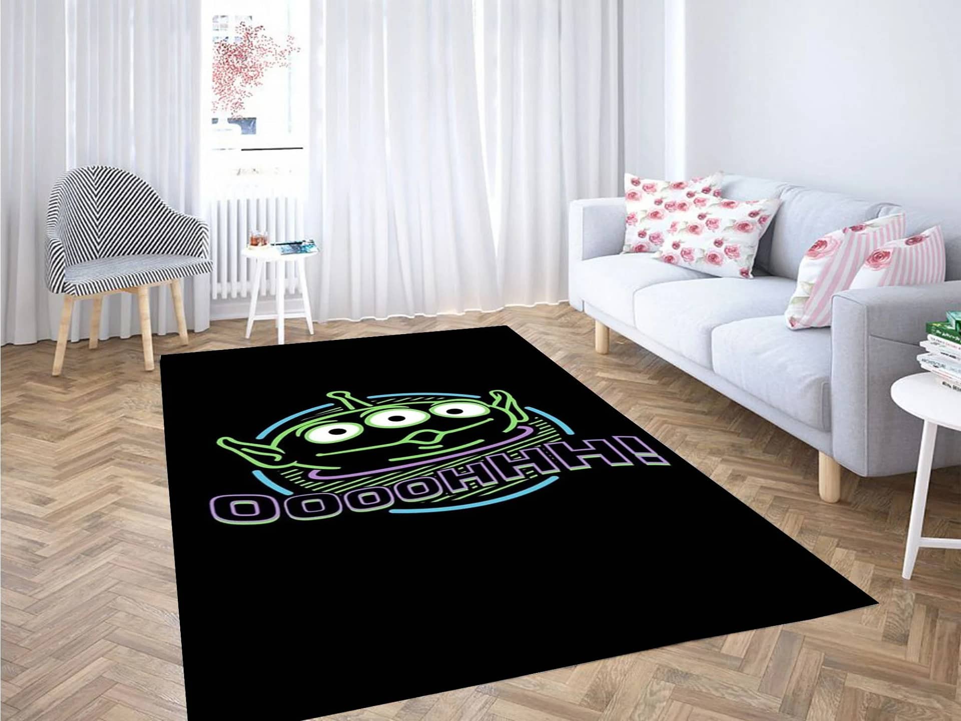 Oy Story Aliens Background Wallpaper Carpet Rug