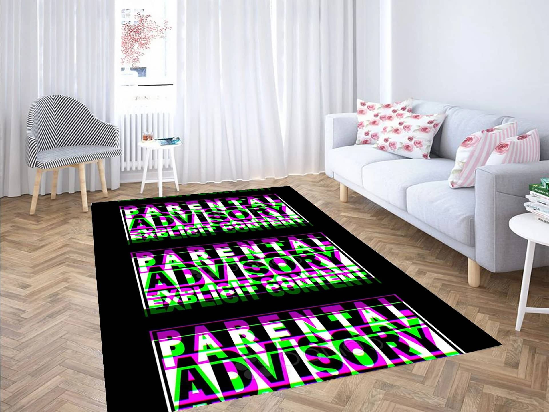Parental Advisory Carpet Rug