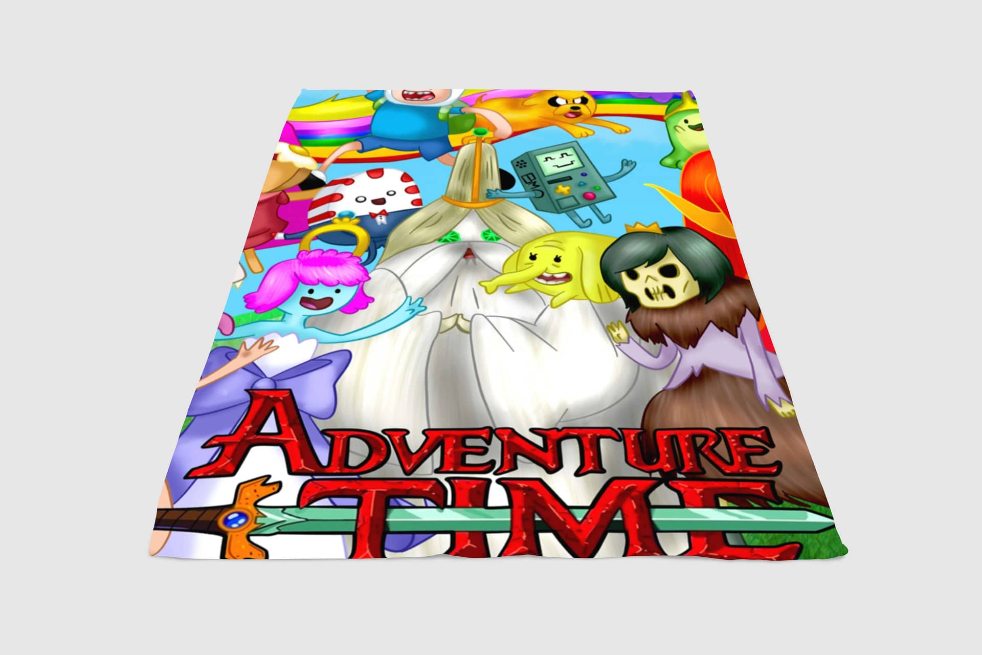 Party Adventure Time Fleece Blanket