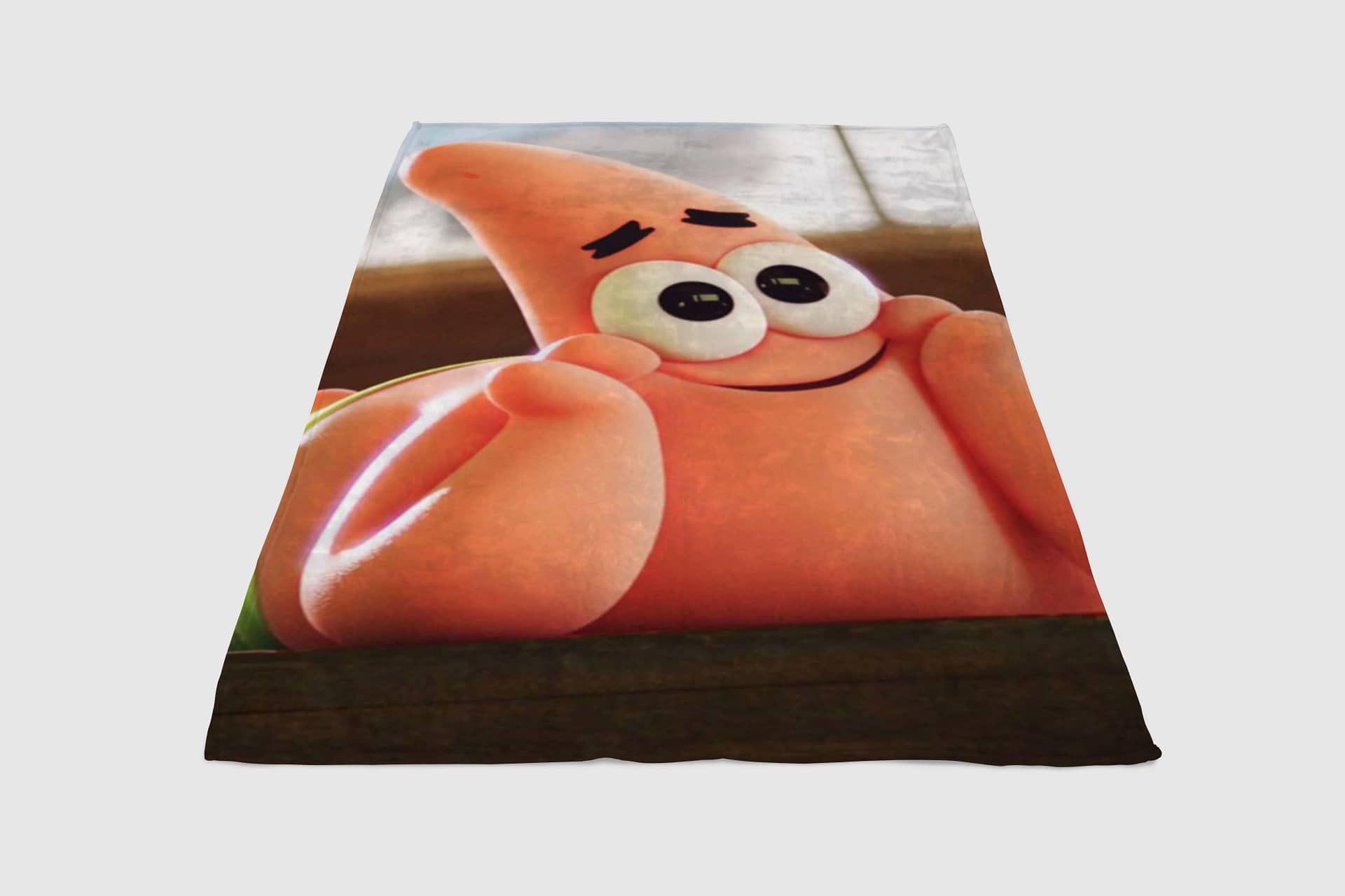 Patrick Star Logo Fleece Blanket