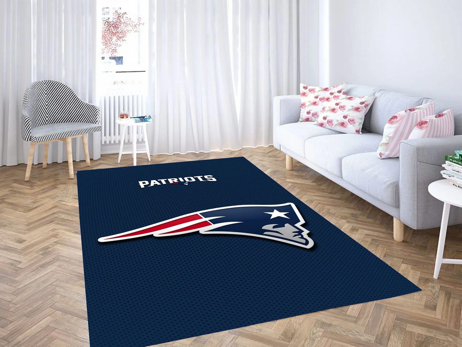 Patriots American Football Carpet Rug