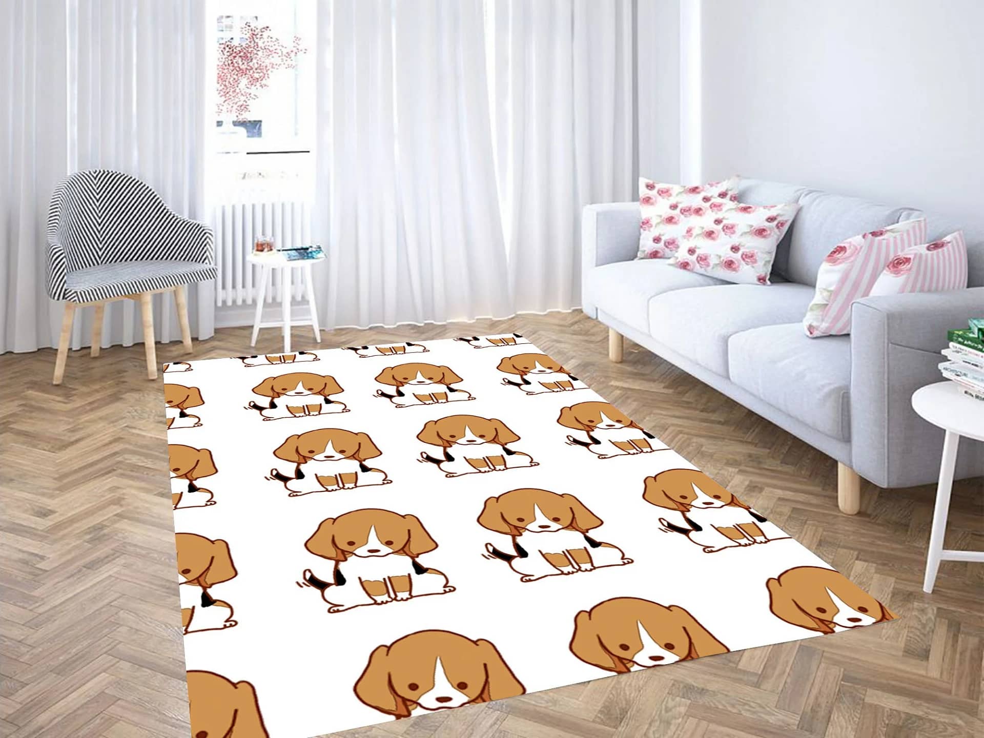 Pattern Dog Carpet Rug