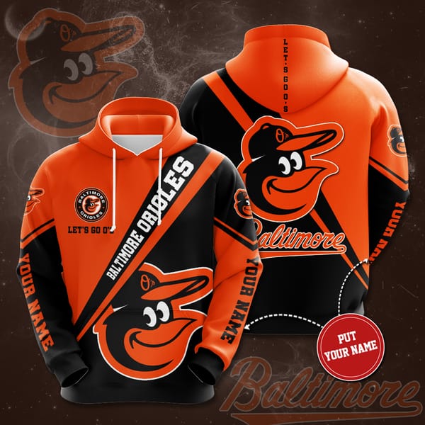 Personalized Baltimore Orioles No151 Custom Hoodie 3D
