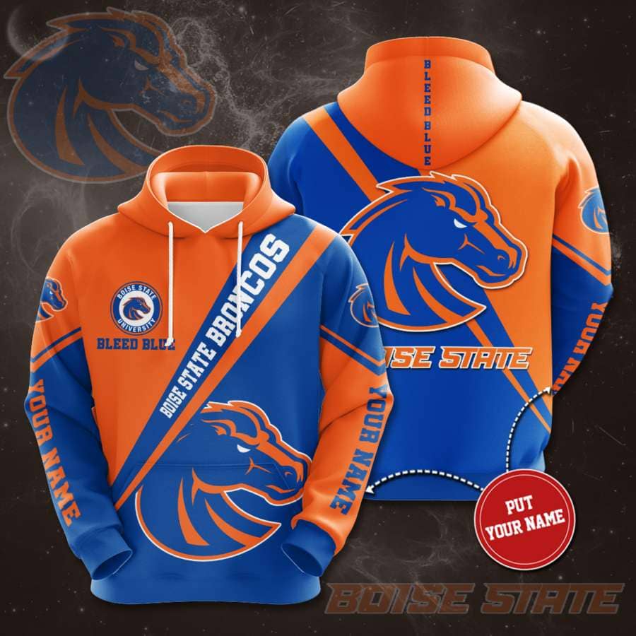 Personalized Boise State Broncos No214 Custom Hoodie 3D