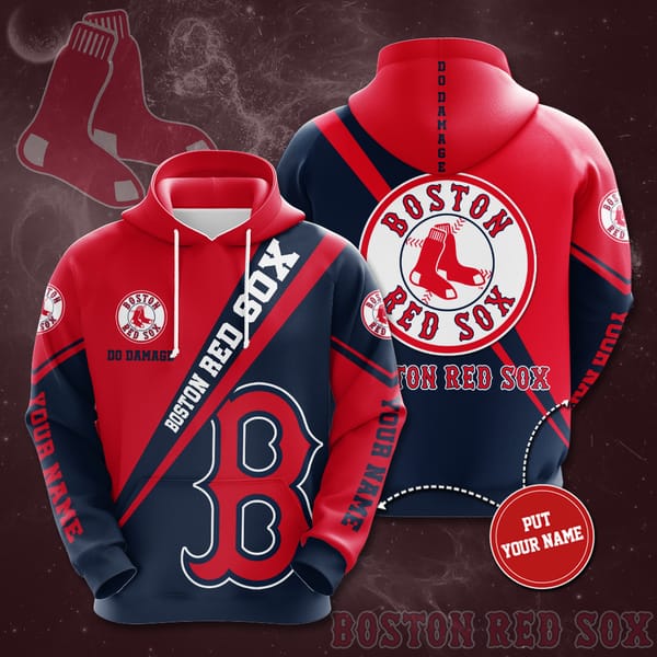 Personalized Boston Red Sox No236 Custom Hoodie 3D