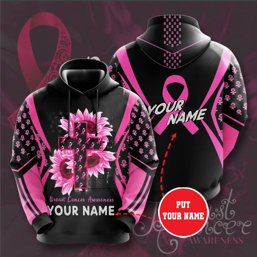 Personalized Breast Cancer Awareness No241 Custom Hoodie 3D