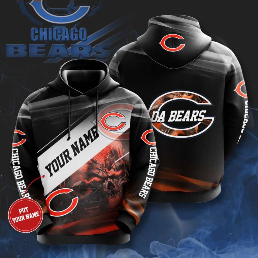 Personalized Chicago Bears No346 Custom Hoodie 3D