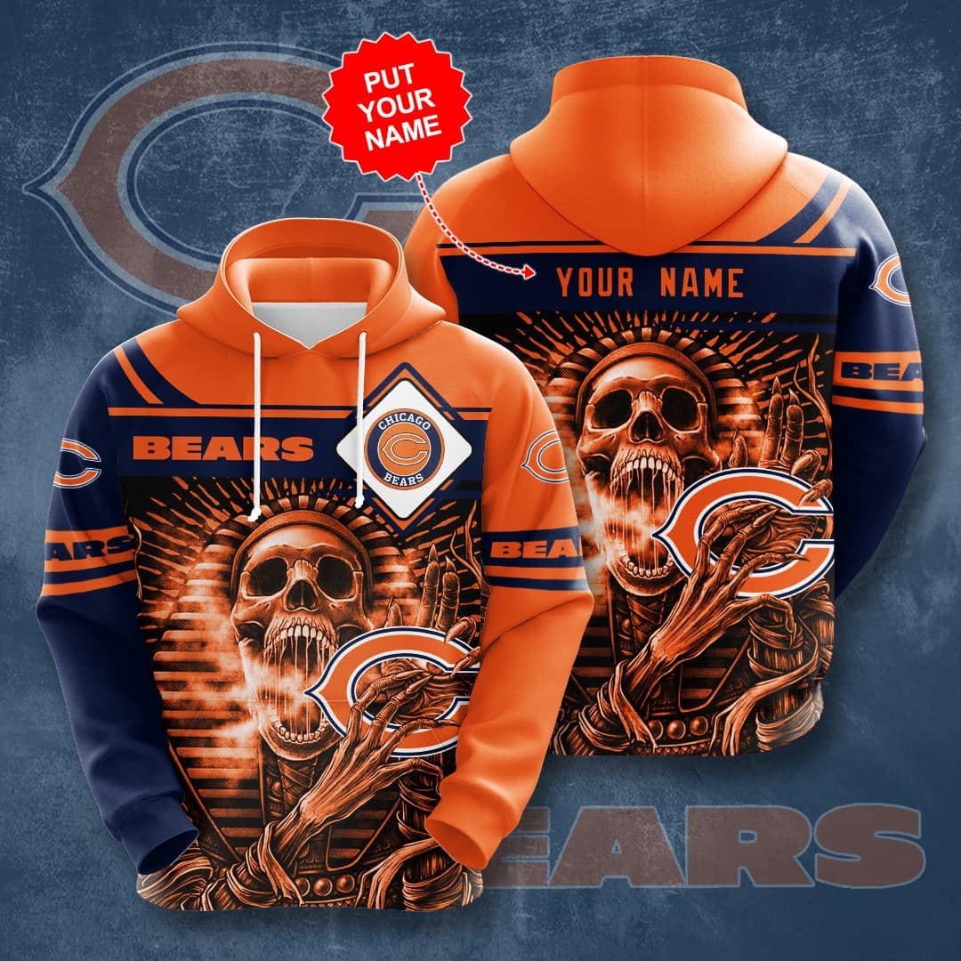 Personalized Chicago Bears No347 Custom Hoodie 3D