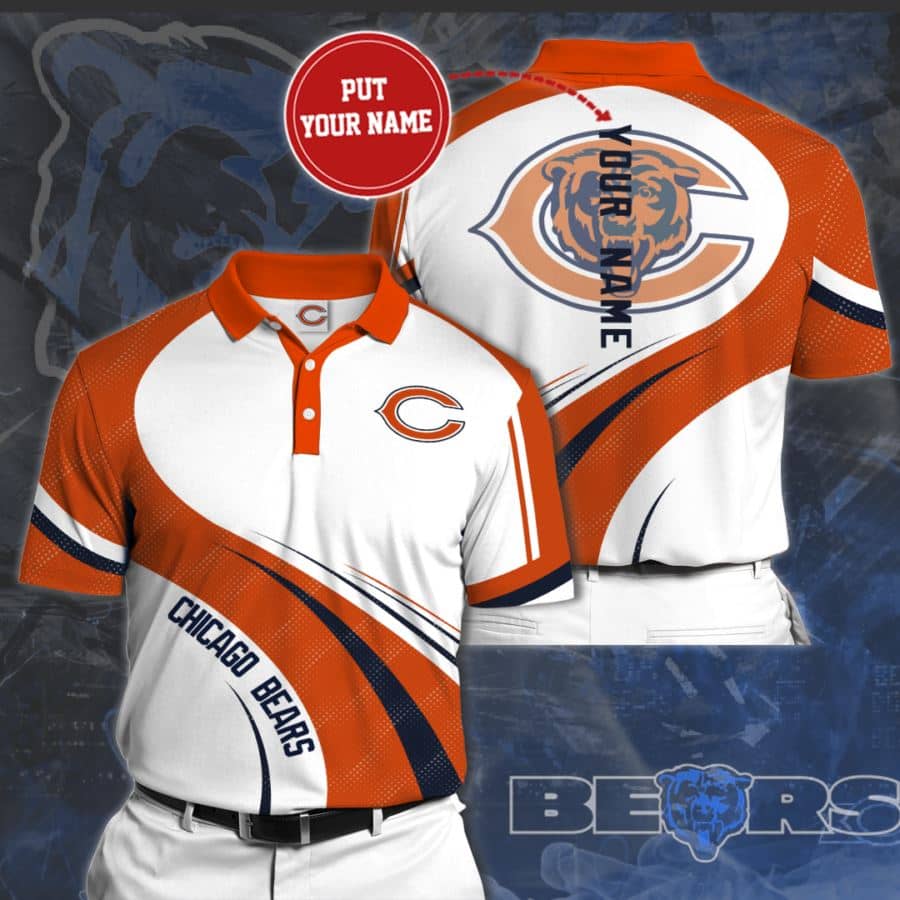 Personalized Chicago Bears No75 Polo Shirt