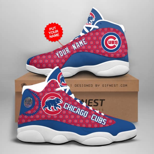 Personalized Chicago Cubs Custom No151 Air Jordan Shoes
