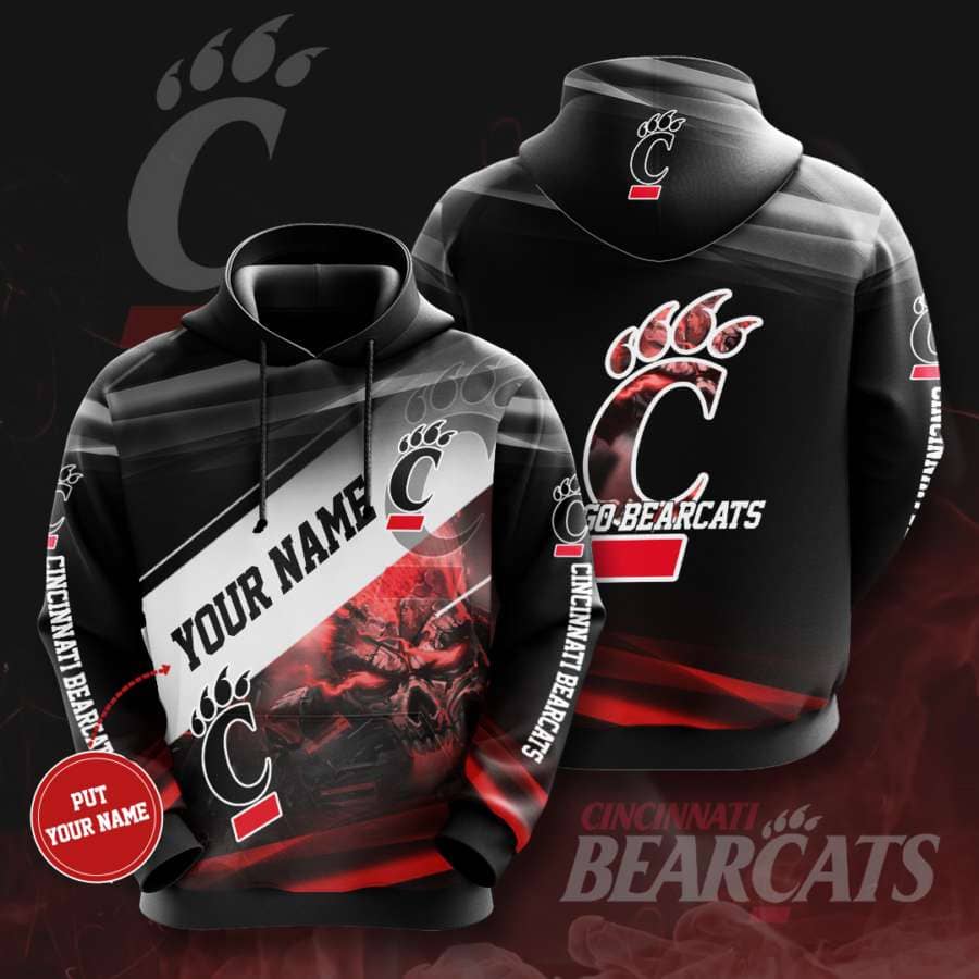Personalized Cincinnati Bearcats No389 Custom Hoodie 3D