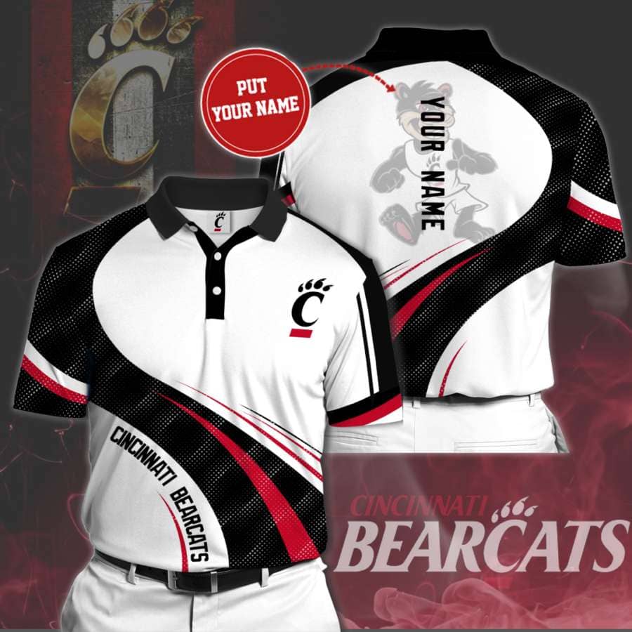 Personalized Cincinnati Bearcats No74 Polo Shirt