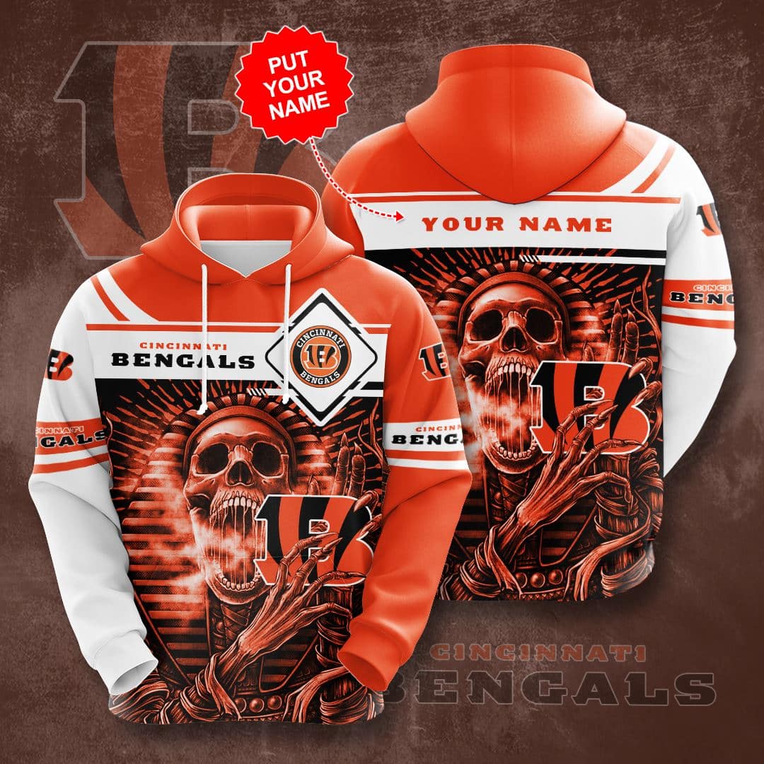 Personalized Cincinnati Bengals No414 Custom Hoodie 3D